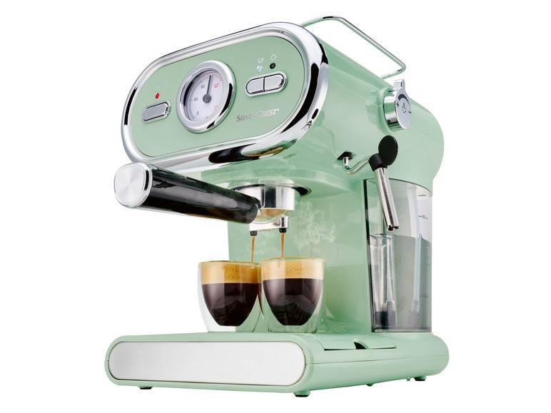 SILVERCREST® KITCHEN TOOLS Espressomaschine »SEM 1100 E1«, mint, 1100 W Exklusive Angebote