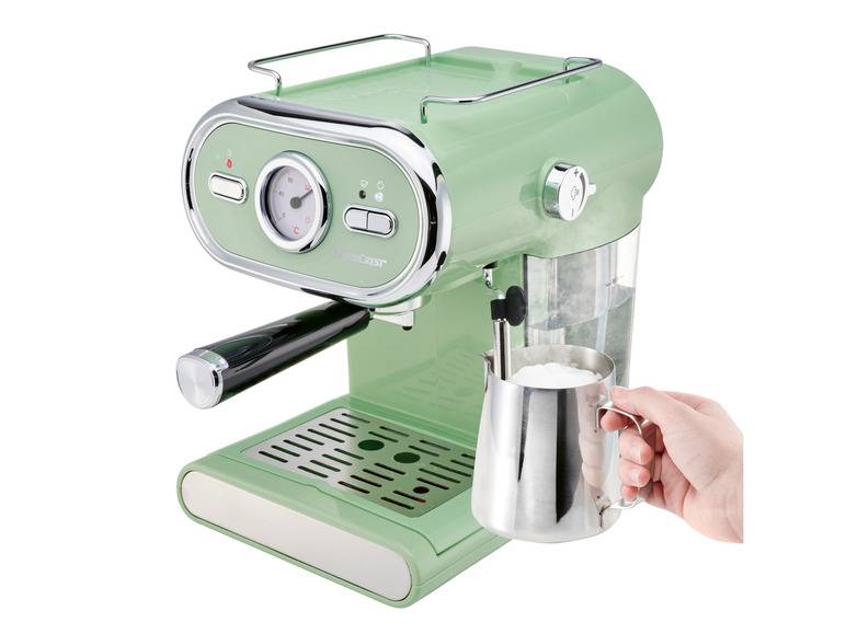 SILVERCREST® KITCHEN TOOLS Espressomaschine »SEM 1100 E1«, mint, 1100 W Exklusive Angebote