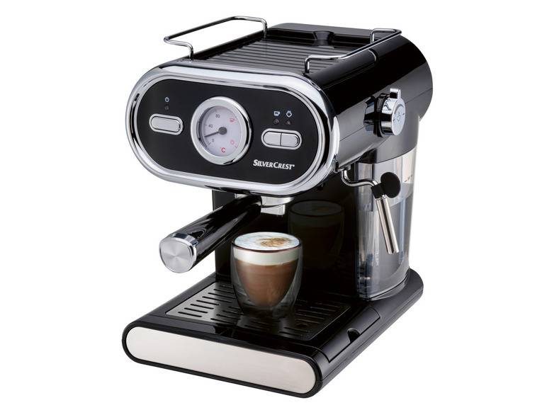 SILVERCREST® KITCHEN TOOLS Espressomaschine »SEM 1100 E1«, schwarz, 1100 W Neuheiten