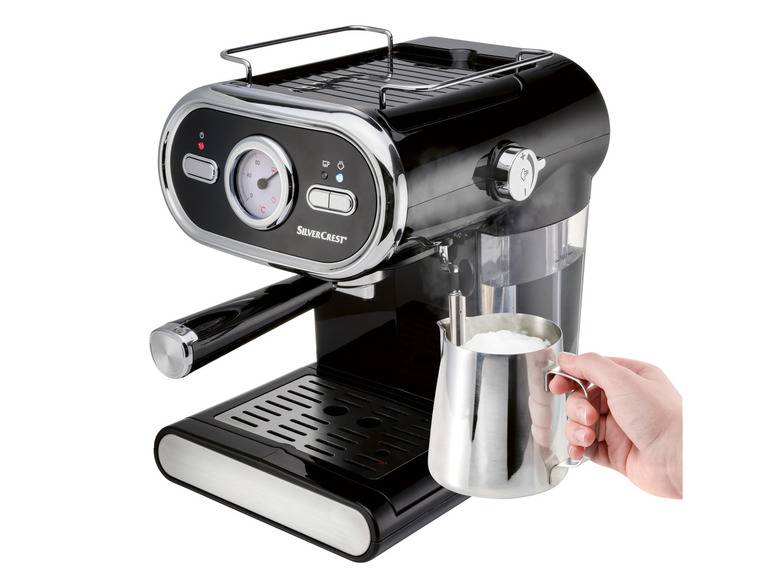 SILVERCREST® KITCHEN TOOLS Espressomaschine »SEM 1100 E1«, schwarz, 1100 W Neuheiten