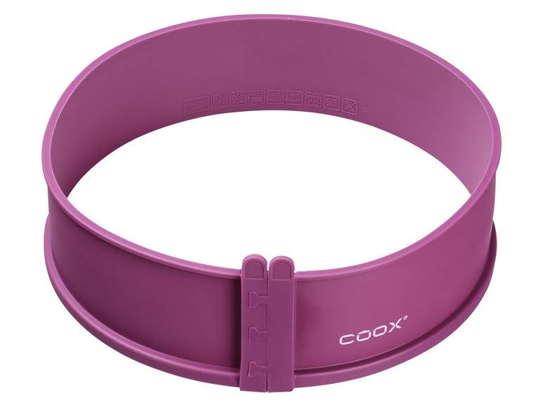 Coox Silikon-Backform Springform, inkl. Porzellanboden Sonderangebot der Fabrik