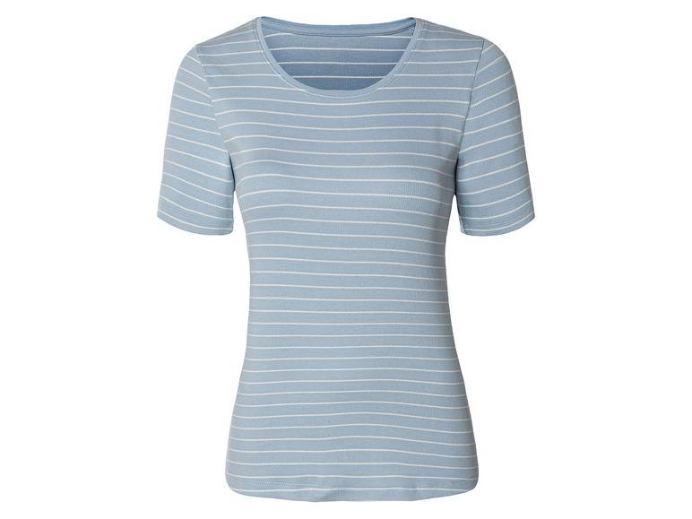esmara® Damen Umstands-T-Shirts, 2 Stück, in modischer Ripp-Qualität zollfrei
