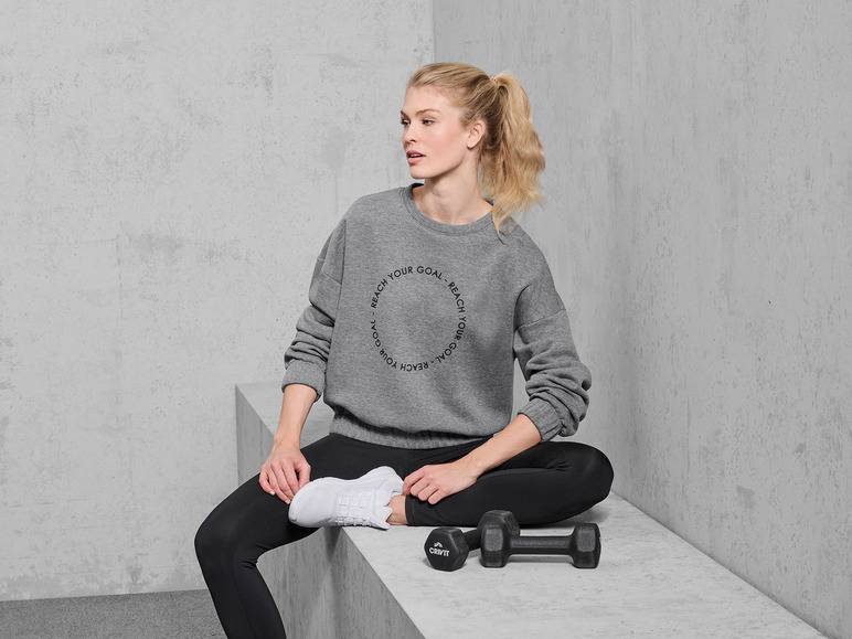 CRIVIT Damen Sweatpullover, modisch kurz geschnitten 50% Rabatt für begrenzte Zeit