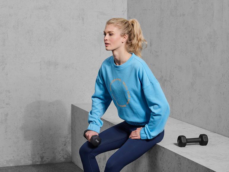CRIVIT Damen Sweatpullover, modisch kurz geschnitten 50% Rabatt für begrenzte Zeit