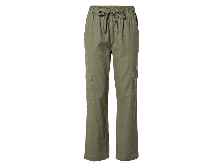 esmara® Damen Leinenhose, hohe Leibhöhe Verkauf