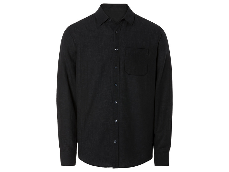 LIVERGY® Herren Leinenhemd mit Kentkragen Meist gekauft