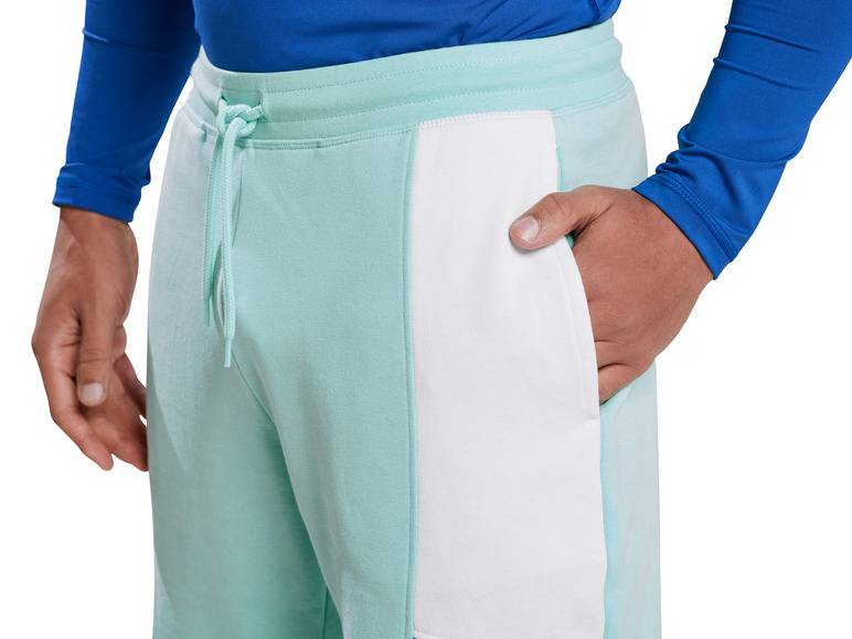 Mistral Herren Sweatshorts mit HeiQ Technologie Mint Fabrikladen