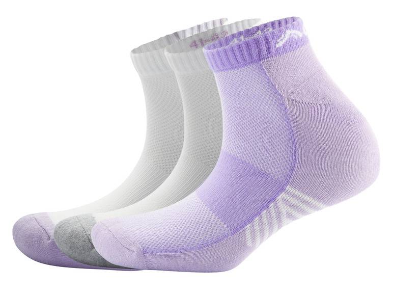 CRIVIT Damen Sport-Sneakersocken, 3 Paar, mit Baumwolle Hotsell