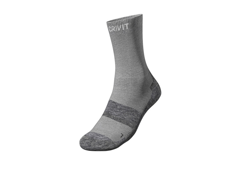 CRIVIT Herren Outdoorsocken, 2 Paar, mit SmartStep-Fußbett Günstig kaufen