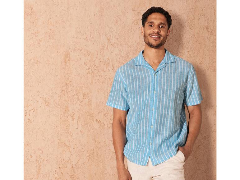 LIVERGY® Herren Leinenhemd, Regular Fit Großer Ausverkauf
