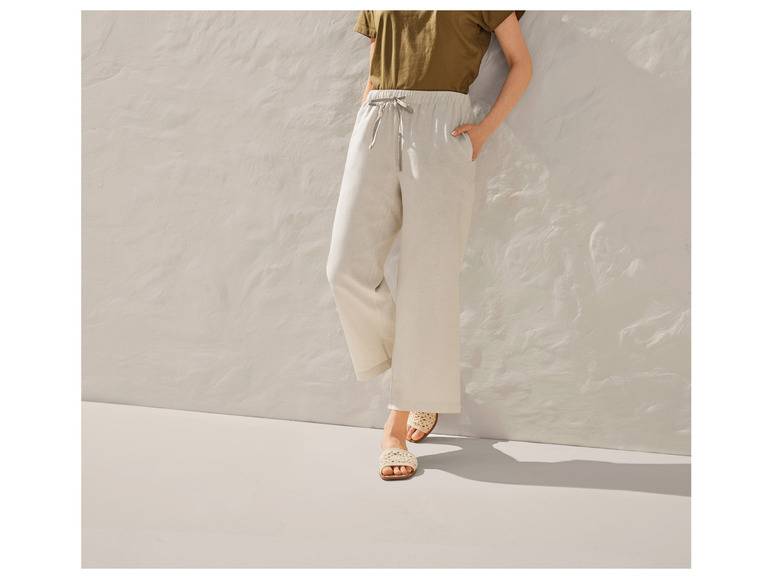 esmara® Damen Leinenhose mit normaler Leibhöhe Exklusivangebot