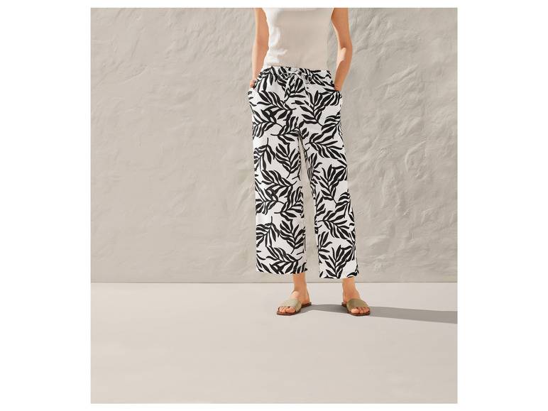 esmara® Damen Leinenhose mit normaler Leibhöhe Exklusivangebot