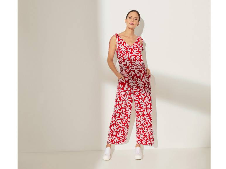 esmara® Damen Jumpsuit mit V-Ausschnitt Cyber Monday
