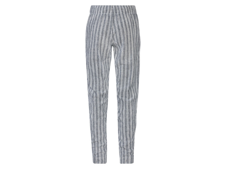 esmara® Damen Leinenhose mit Gummizugbund und Bindeband Vatertagsangebot
