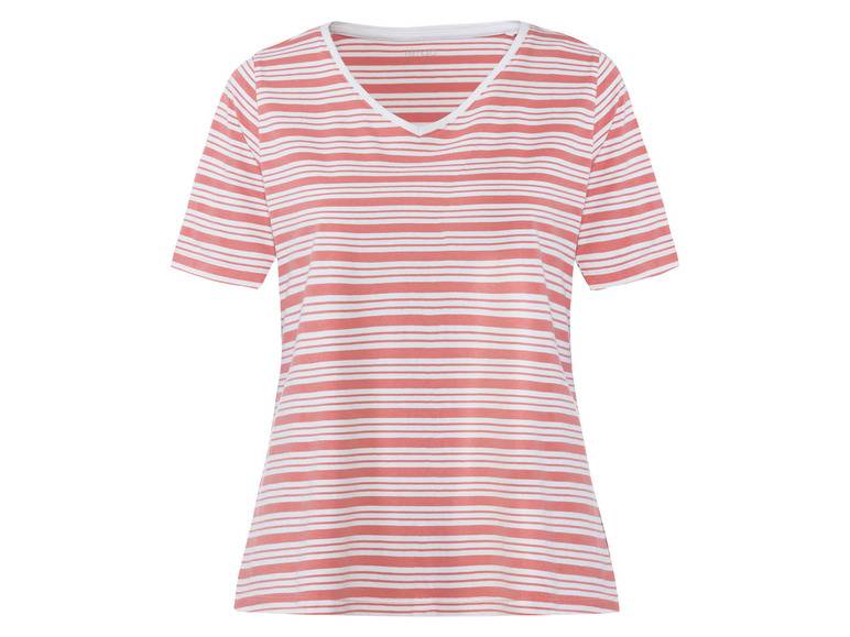 esmara® Damen T-Shirt, 2 Stück, mit hohem Baumwollanteil Blitzangebot