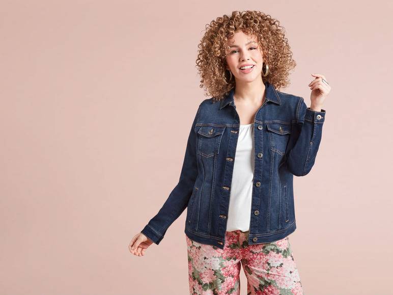 esmara® Damen Jeansjacke, leicht tailliert geschnitten JETZT KAUFEN