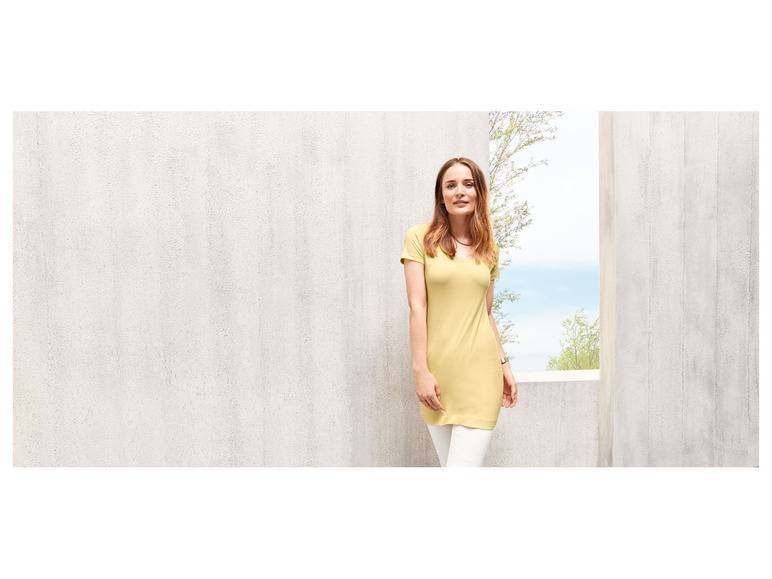 esmara® Damen Longshirt, figurbetont aus Stretchjersey Letzte 2 Tage