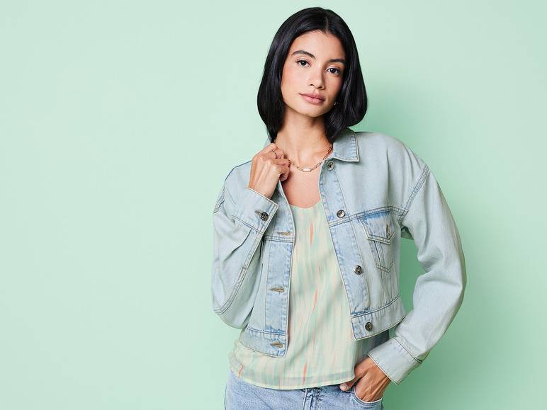 esmara® Damen Jeansjacke in Cropped-Länge Zeitbegrenzte Promotion