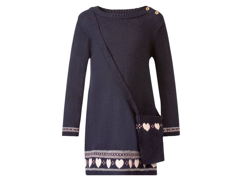 lupilu® Kleinkinder Strickkleid, mit Umhängetäschchen Bis zu 60% Rabatt