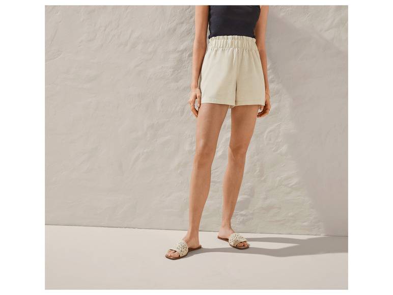 esmara® Leinen-Shorts mit hoher Leibhöhe Clearance-Verkauf