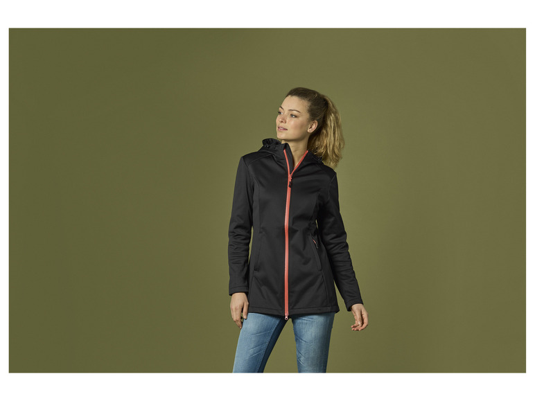 Rocktrail Damen Softshellmantel, verlängerte Rückseite Begrenzt auf 3 Tage