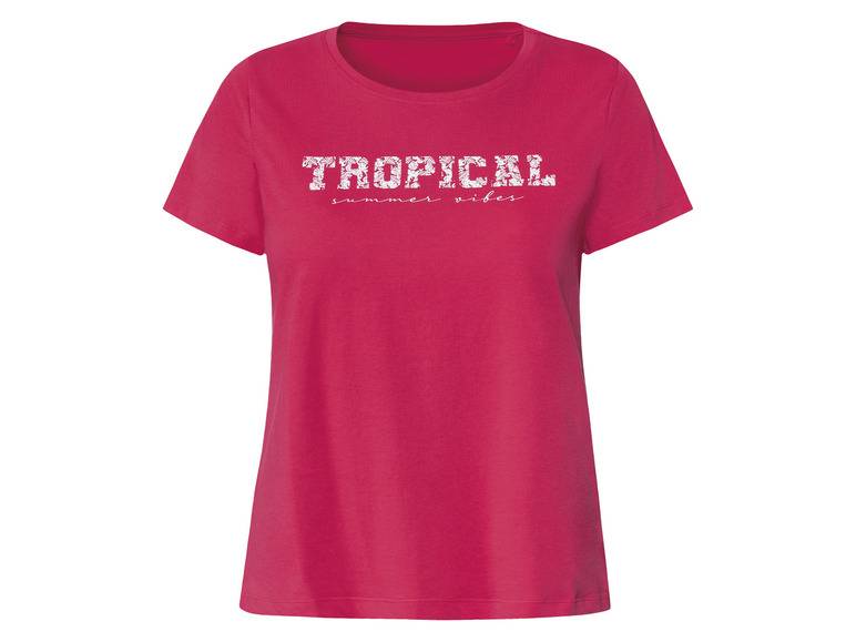 esmara® Damen T-Shirt, tailliert geschnitten, mit Print 2025