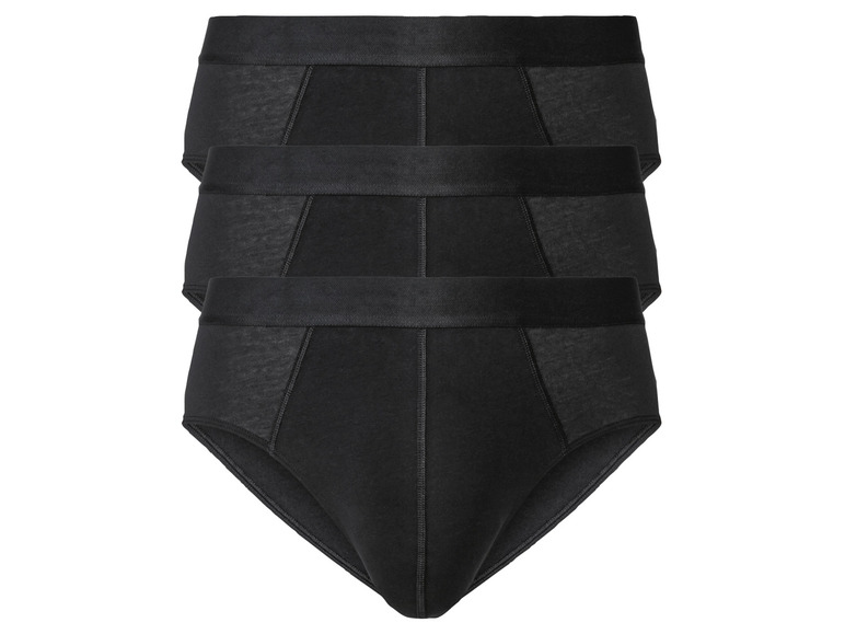 LIVERGY® Herren Slips, 3 Stück, mit hohem Baumwollanteil Verkauf