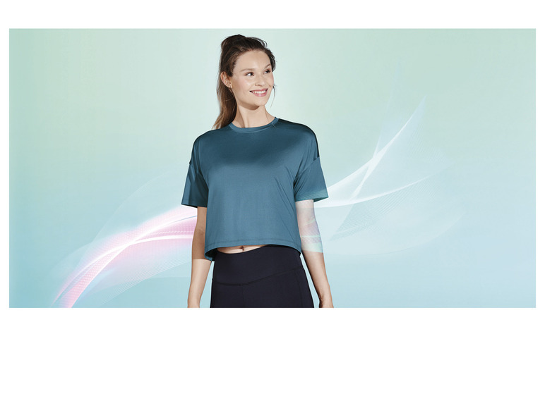 CRIVIT Damen Funktionsshirt, weit geschnitten Exklusivangebot