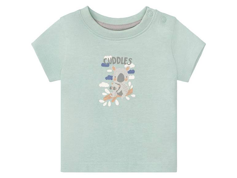 lupilu® Baby T-Shirt, 3 Stück, mit Bio-Baumwolle Preisnachlass
