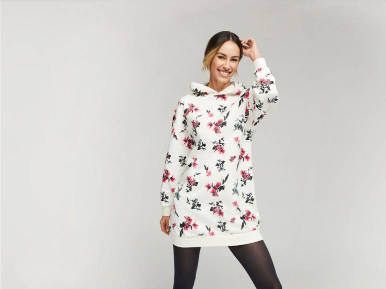 esmara® Damen Sweatkleid mit angerauter Innenseite Black Friday