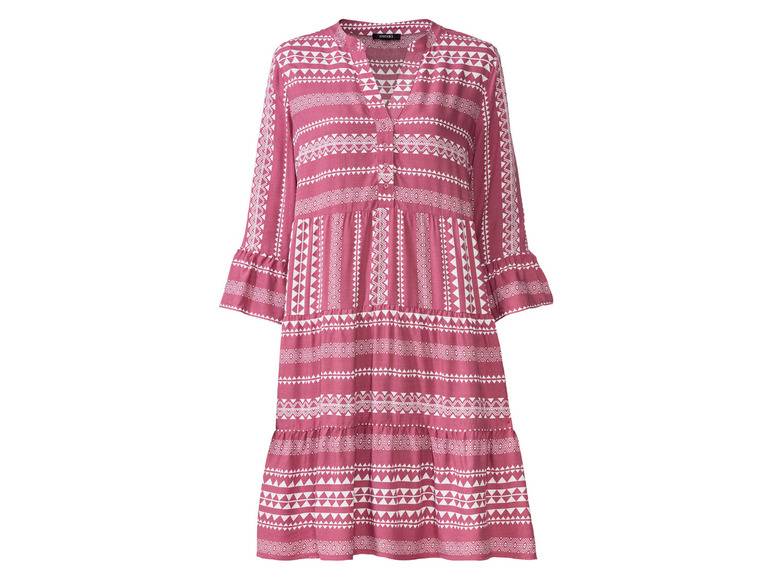 esmara® Damen Tunika Kleid, mit Volants am Ärmelabschluss Muttertagsangebot