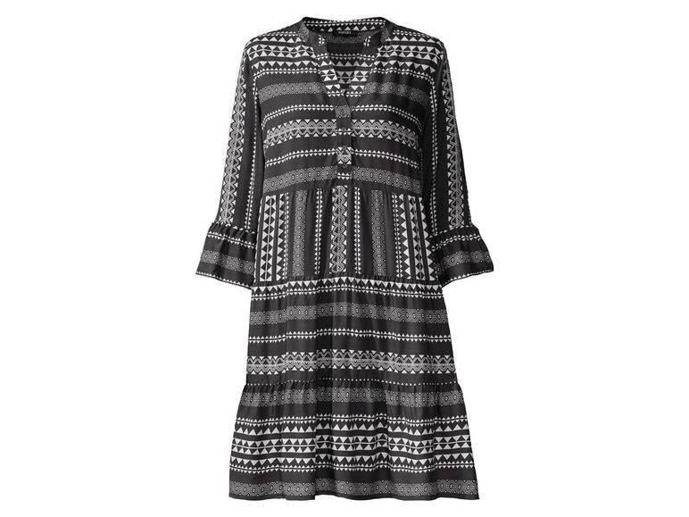 esmara® Damen Tunika Kleid, mit Volants am Ärmelabschluss Muttertagsangebot