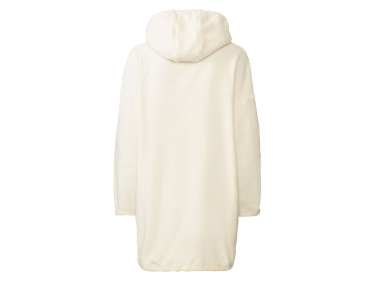 esmara® Damen Plüsch-Kleid mit Kapuze und Teddyplüsch Lagerräumung