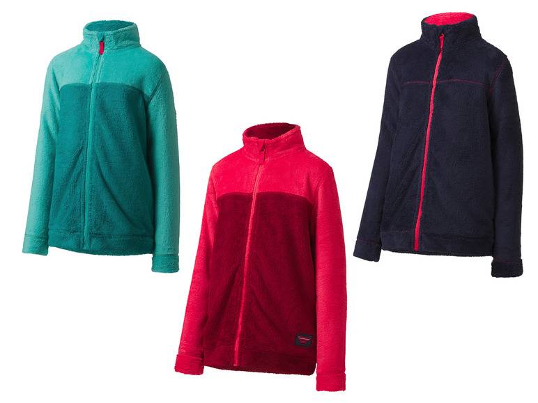 CRIVIT Kinder Fleecejacke, mit Stehkragen Top Angebot