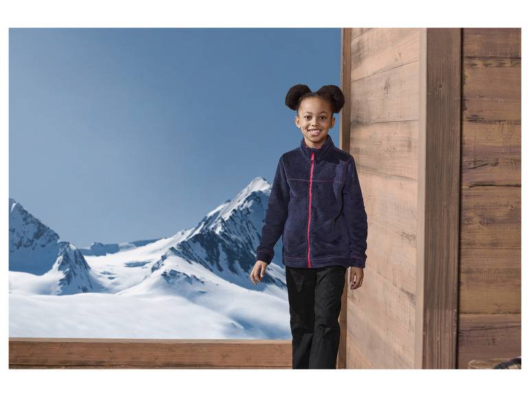 CRIVIT Kinder Fleecejacke, mit Stehkragen Top Angebot
