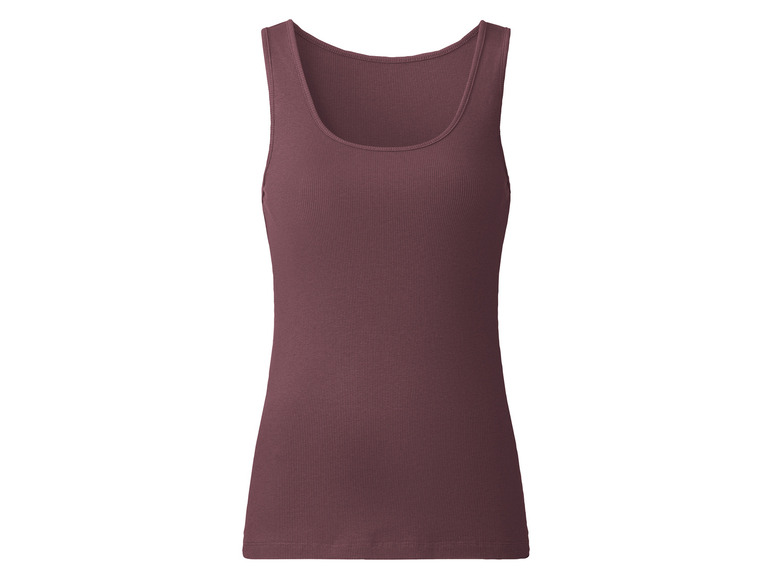 esmara® Damen Tops, 2 Stück, in anschmiegsamer Ripp-Qualität Neueste Mode