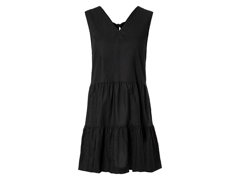 esmara® Damen Leinenkleid mit V-Ausschnitt Zeitlich begrenztes Angebot