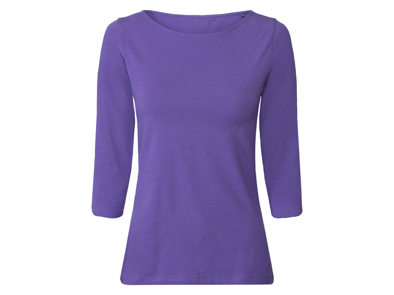 esmara® Damen Langarmshirts, 2 Stück, mit hohem Baumwollanteil Sonderangebote