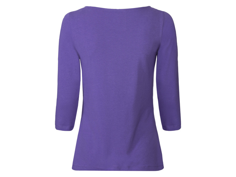 esmara® Damen Langarmshirts, 2 Stück, mit hohem Baumwollanteil Sonderangebote