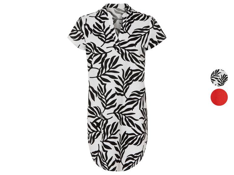 esmara® Damen Leinen-Tunika-Kleid, leger geschnitten Neueste Stile