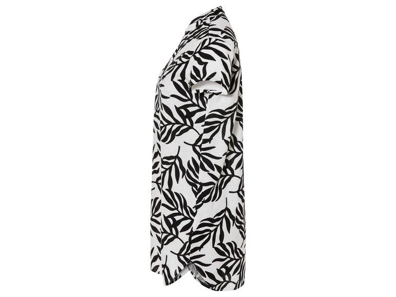 esmara® Damen Leinen-Tunika-Kleid, leger geschnitten Neueste Stile