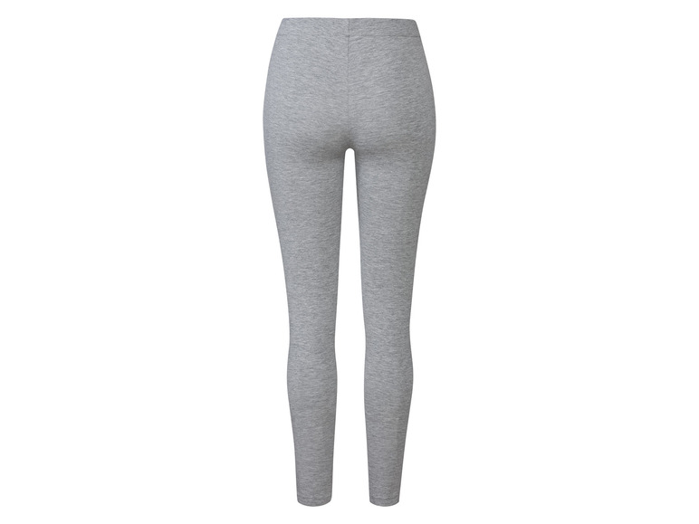 esmara® Damen Leggings, 2 Stück, normale Leibhöhe Bis zu 50% Rabatt