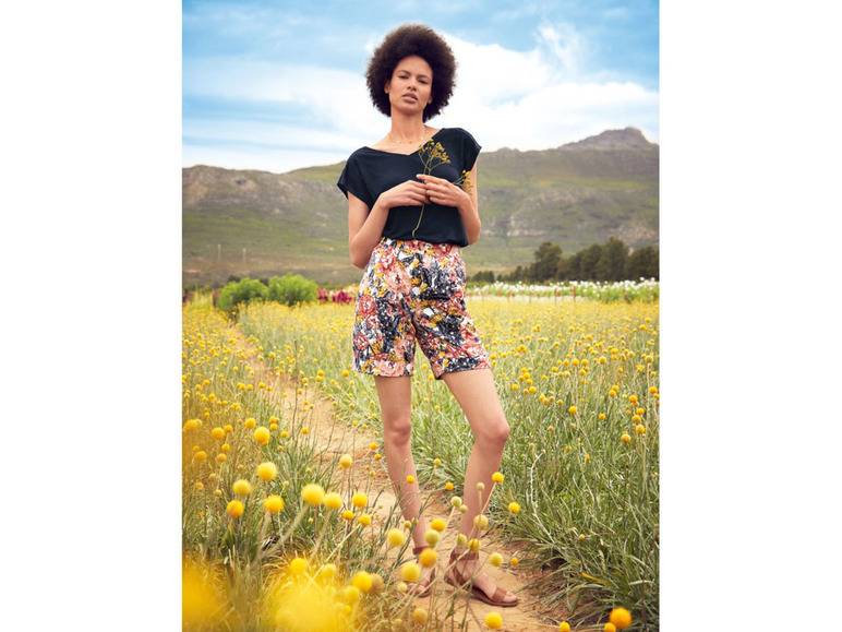 esmara® Damen Leinenshorts mit seitlichen Eingrifftaschen Bis zu 65% Rabatt