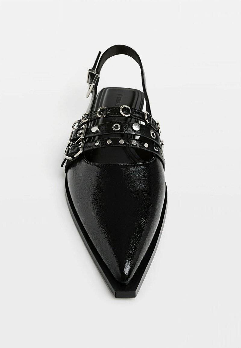 Stradivarius Stradivarius Slingback ballet pumps - black Speichern exportieren