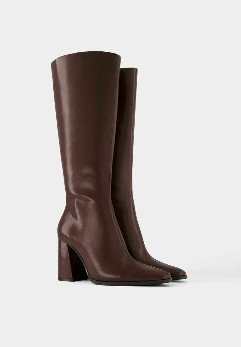 Bershka Bershka Boots - dark red Black Friday Preise