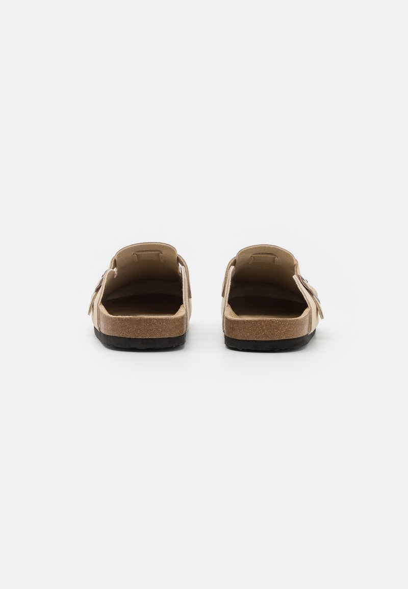 Pier One Pier One LEATHER UNISEX - Slippers - beige zollfrei