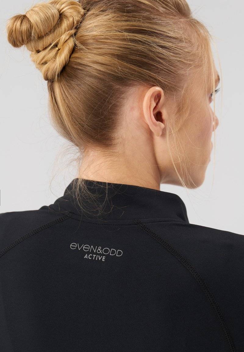 Even&Odd active Even&Odd active SUPER SOFT COTTON TOUCH - Training jacket - black JETZT KAUFEN