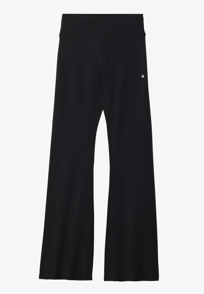 Even&Odd active Even&Odd active FLARED LEGGINGS - Tracksuit bottoms - black Nur noch ein Tag übrig