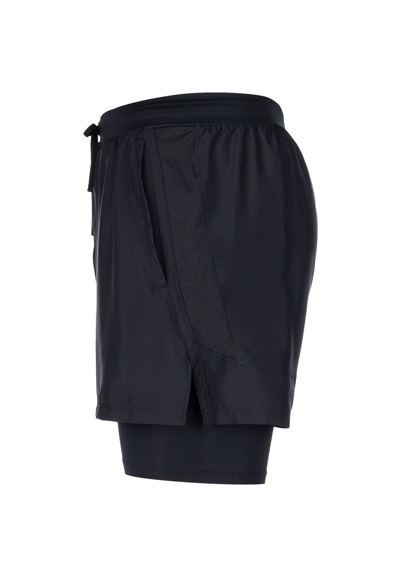 Under Armour Under Armour LAUNCH SHORTS 2-IN-1 - Sports shorts - black black reflective Riesige Rabatte