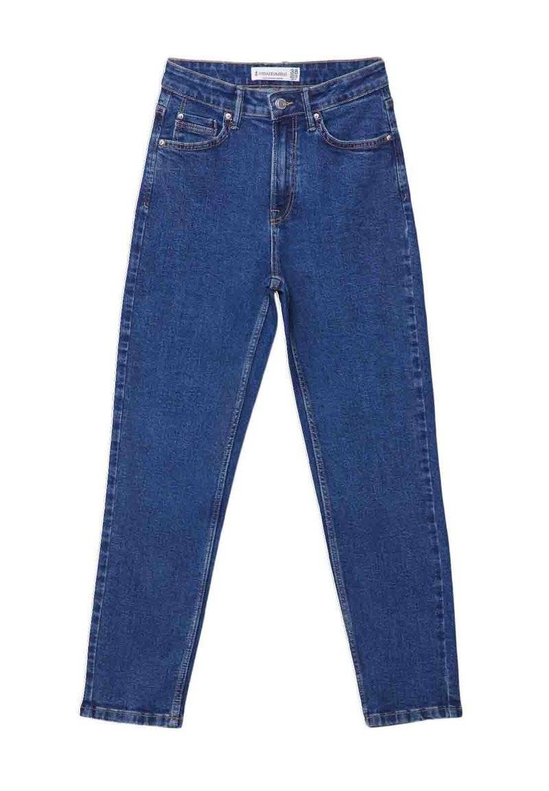 Stradivarius Stradivarius MOM - Relaxed fit jeans - raw denim Auslauf